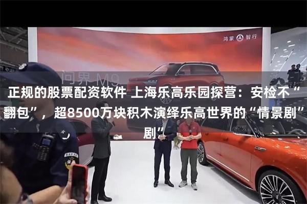 正规的股票配资软件 上海乐高乐园探营：安检不“翻包”，超8500万块积木演绎乐高世界的“情景剧”